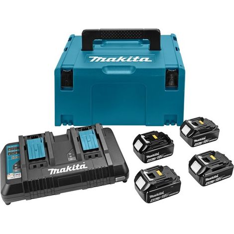 PACK 4xBL1840 DC18RD MAKPAC MAKITA 197156-9