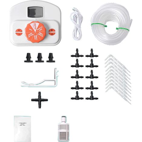 Sistema de riego automático, sistema de riego doméstico, bomba de cubo temporizada, sistema de riego para suculentas en maceta (1/5)