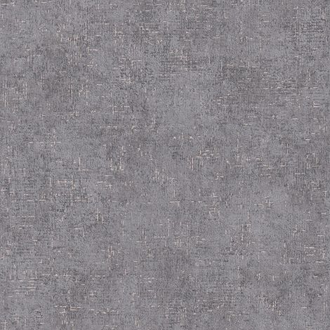 Carta da parati tono su tono Profhome 380891 Carta da parati TNT leggermente strutturata tono su tono opaca grigio bronzo nero 5,33 m2