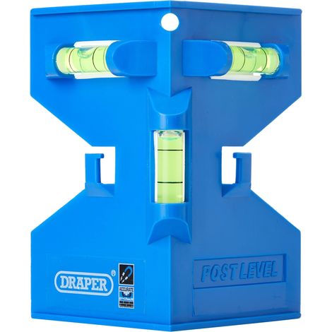 Draper 75042 - Livella rigida per palo, colore: Blu (1/3)