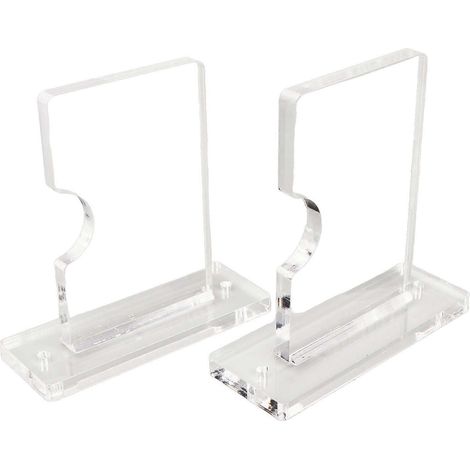 Acrylic Fishing Pole Wall Mount Bracket Stable Support Adjustable Acrylic Fishing Pole Horizontal Bracket for Hiking Poles (1/5)