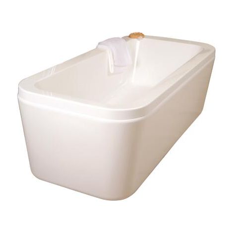 ONDEE - Bañera BATZ - Bañera isla 170x80cm - Acrílico reforzado 3,2mm - Blanco