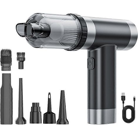 Aspirateur multifonctionnel pour voiture, maison et moto, sans balais, haute puissance et portable. (1/5)