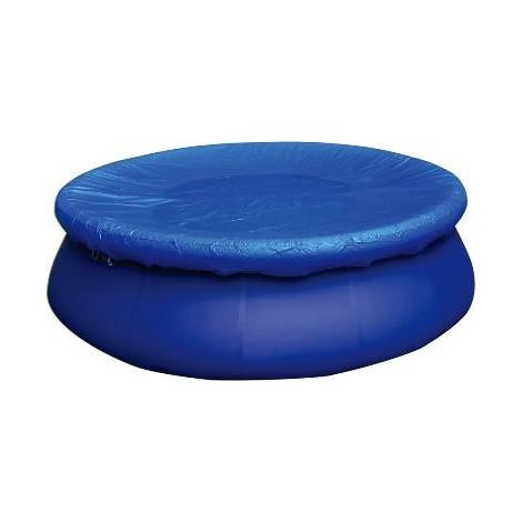 Cubierta para piscina de jardín de 2,4 m con collarín