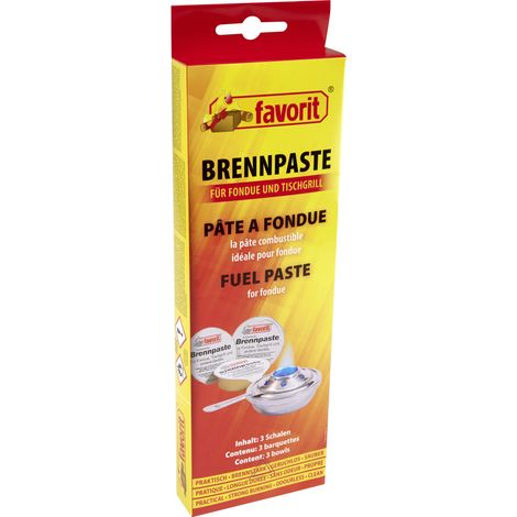 Favorit Brennpaste, geeignet für Sicherheitsbrenner, reiner Bio-Alkohol, rußfrei