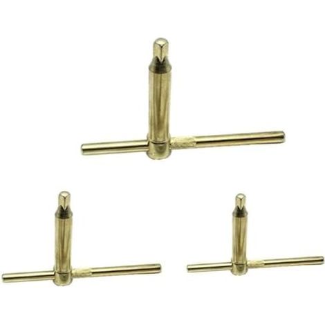 Clé de mandrin en forme de T en acier 40CR pour tours, clé de serrage trempée avec poignée ergonomique pour mandrin de 10 mm, 12 mm, 14 mm, outil précis pour la fixation de forets (12 mm) (1/4)