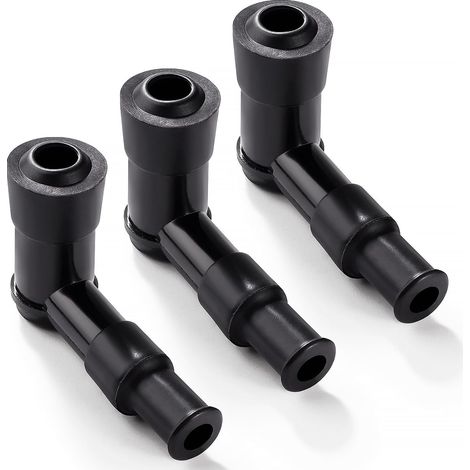 3 Pièces Bouchon de Bougie d'allumage de Rechange, Étanche à 90 Degrés Couvercle de Bougie, pour 70cc 90cc 100cc 110cc 125cc 150cc 200cc Moto (1/5)