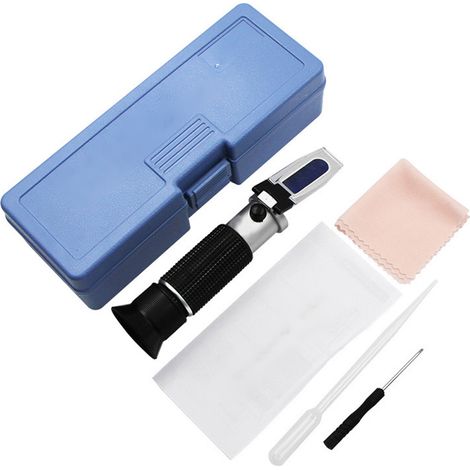 Handheld Refractometer 0‑32% Range Portable Brix Meter High Accuracy Sugar Content Tester for Food and Beverage