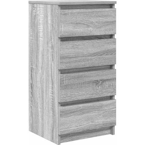 Maison Exclusive - Aparador Sonoma gris 37,5x35x76 cm madera de i