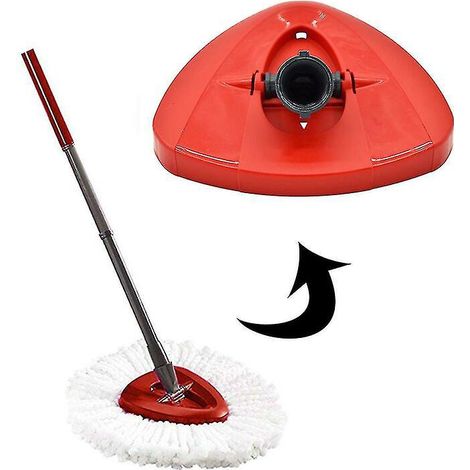 la Base Rotative De La Serpillire Remplace La Plaque En Plastique De La Tte De La Serpillire Et Vous Permet De Faire Pivoter La Serpillire Facilem (1/5)