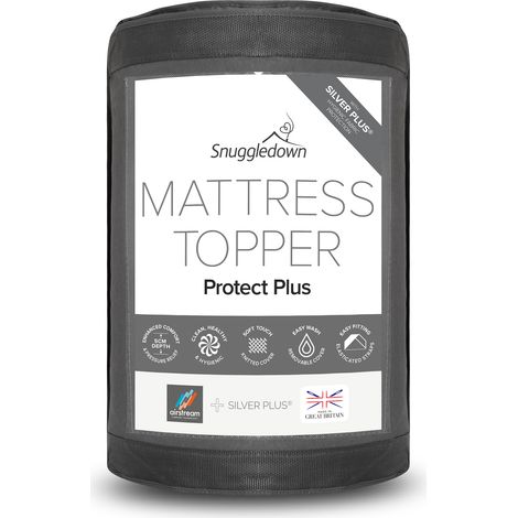 Snuggledown Airstream Protect Plus Mattress Topper, Medium Support, Single
