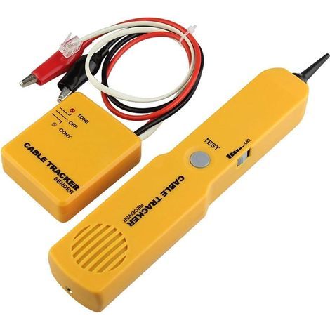 Traceur de fil téléphonique portable réseau Testeur de câble téléphonique Toner Tracer RJ11 (1/5)