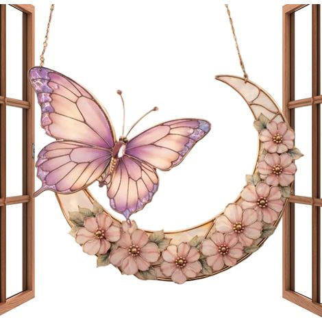 2D Schmetterling Wohndeko Mondlichtfänger Fensterhänger für (1/5)