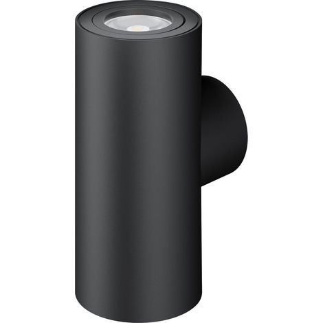 Applique Murale Double Gu10 160 Mm À 38° - Finition Noir Mat - Éclairage Intérieur Led Double Faisceau - Beneito & Faure (1/4)