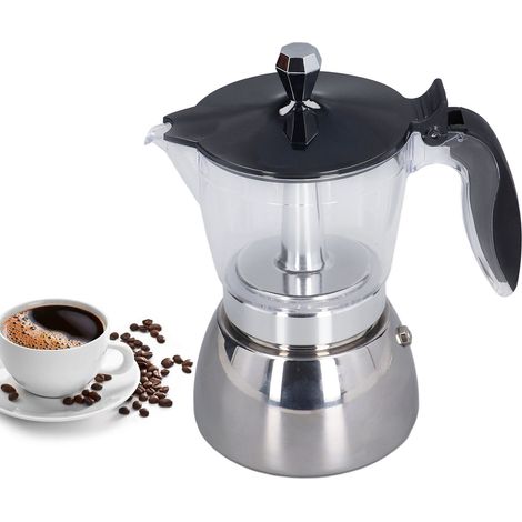 Kubanische Kaffeemaschine, hochwertige Mokkakanne-Espressomaschine (1/5)