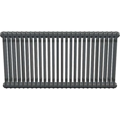 Bircham - Raw Metal Column Radiator H600mm x W1196mm 2 Column (1/2)