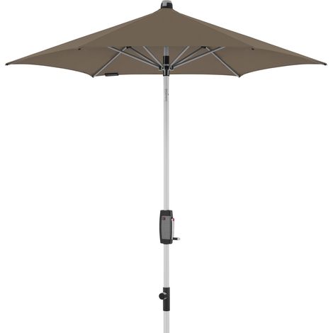 Knirps Sonnenschirm/ Kurbelschirm "Silver Automatic 220" 220 cm, taupe, Bezug aus 100% Polyester, Gestell aus Aluminium, 5,3 kg Sonnenschirm / Kurbelschirm "Silver Automatic 220", taupe, Ø 220 cm (1/8)