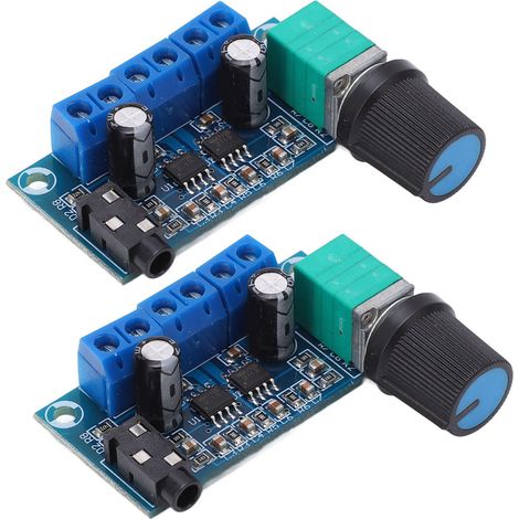 Module amplificateur double canal Hi-Fi réglable avec protection contre les surintensités (2PCS AMP Module AMP) 9-15 V (1/5)