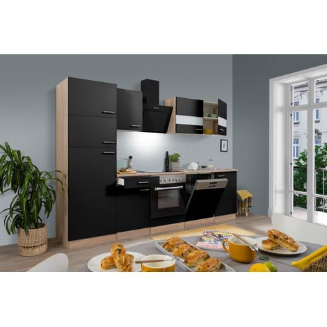 Cuisine Cuisine intégrée Chêne Noir Merle 280 cm Respekta (1/4)