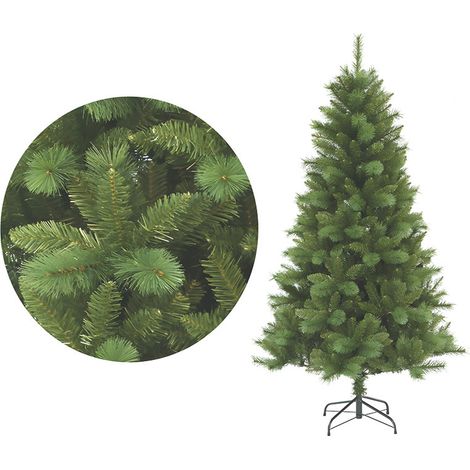 Sapin de Noël bicolore avec aiguilles de pin, 282 pointes, 120 cm - talla