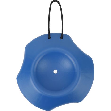 Cale de quai de roue de remorque, empêche de s'enfoncer dans la boue, supporte le bouchon de langue de 4400 lb avec poignée en corde pour camping-car bleu (1/5)