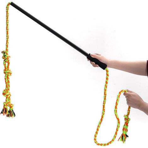 Baguette à mâcher pour chien, jouet interactif pour chien, corde à mâcher pour l'entraînement (1/5)