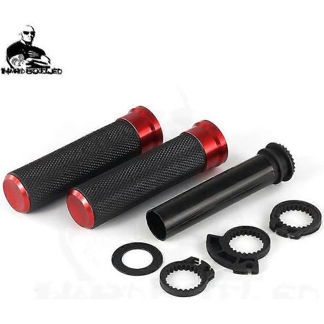 Lenkergriffe, rutschfest, für BMW F 900, F900 R/XR, F900R, F900XR, R Ninet, R Ninet /5, Pure Racer, Scrambler, Urban G/S, R Ninet – ohne Logo, rot