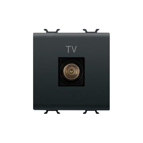PRISE TV 2M DIR.CONN.MALE.9,5MM NOIR GEWISS GW12367