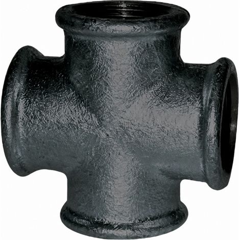 Kreuz 90° weiblich 66x76 schwarz