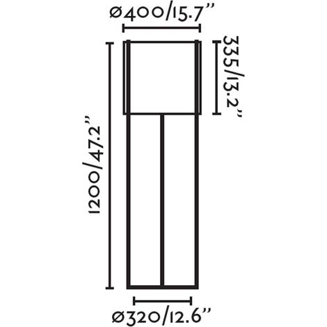 Faro DRUM - Lámpara de sobremesa Tambor Redondo Negro, E27 (1/5)