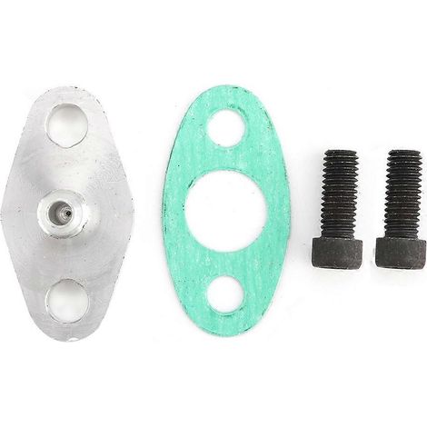 Joint de bride d\'entrée d\'huile Turbo AN4, kit adaptateur pour turbocompresseur T3 T4, joint haute performance, étanche, compatible, pièce de rechange (1/5)