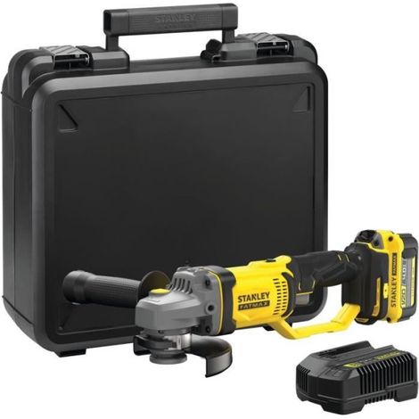 Meuleuse 125 mm - Lithium 18V - 1 Batterie 4Ah - STANLEY FATMAX V20 - SFMCG400M1K-QW (1/5)