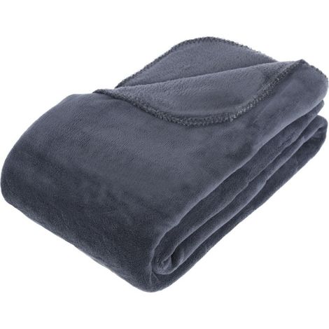 Plaid Microfibre 180x230cm Orage (1/3)