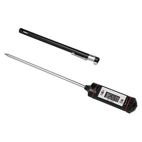 Metaltex Termómetro de cocina negro preciso y duradero