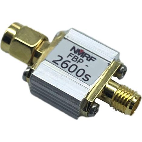 Filtre Passe-Bande SAW WiMAX 2600MHz, Bande Passante 1DB 2555-2655MHz avec Connecteurs SMA (1/5)