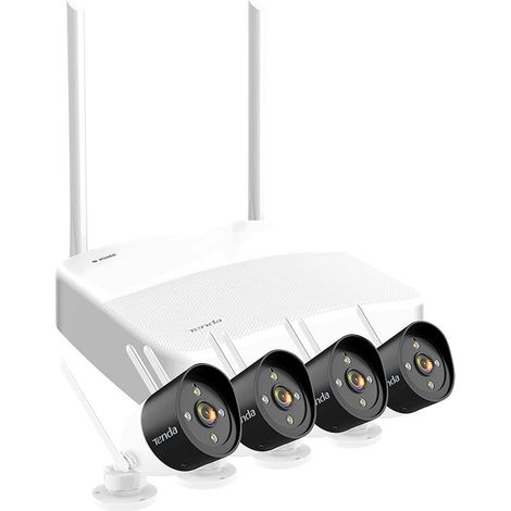 Tenda K4W-3TC kit di videosorveglianza Con cavo e senza cavo 4 canali (1/5)