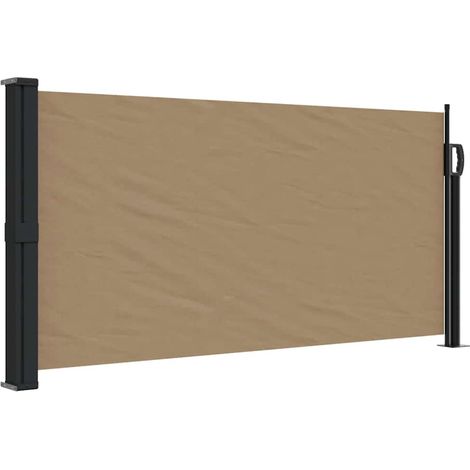 Seitenmarkise Ausziehbar Taupe 100x300 cm vidaXL
