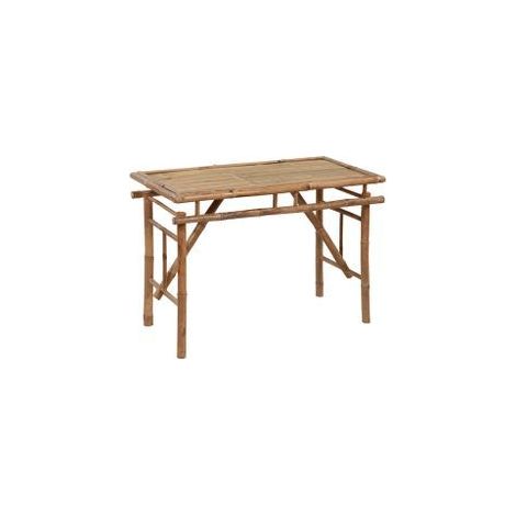 Table de jardin pliable 115x50x75 Bambou (1/4)