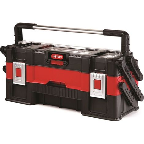 Curver Cantilever Trio caja de herramientas transparente 11 litros