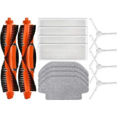 S10 PièCes de Rechange de Rechange Accessoires Brosse LatéRale Principale Filtre Hepa Chiffon de Vadrouille ACCESSOIRE D’ASPIRATEUR (1/4)