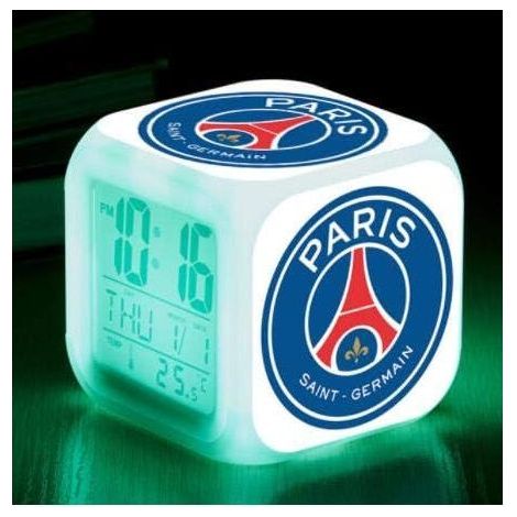 Pair Sportclub Fußball LED-Wecker Leuchtende Digitaluhr 7 Farben Uhr Mini Kinder Nachttischwecker-INHHUB