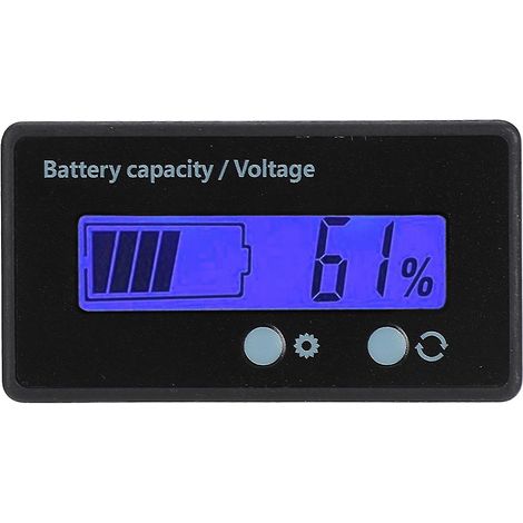 GY-6GS Batterieleistungs-LCD-Display-Spannungsmesser 12-84V mit Lichtalarmfunktion (blaues Licht) (1/5)