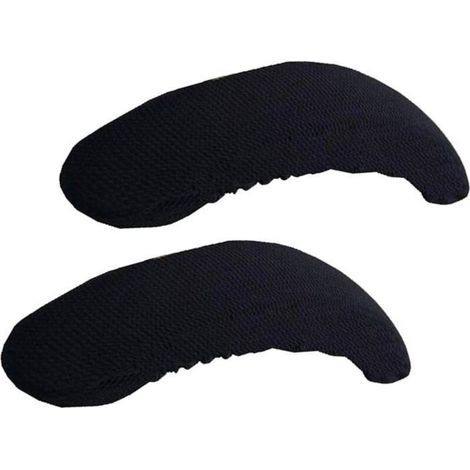 Accoudoirs Canapé Protection Élastique Housse d\'accoudoir de Chaise Pivotante Fauteuil d\'ordinateur Fauteuil - Noir