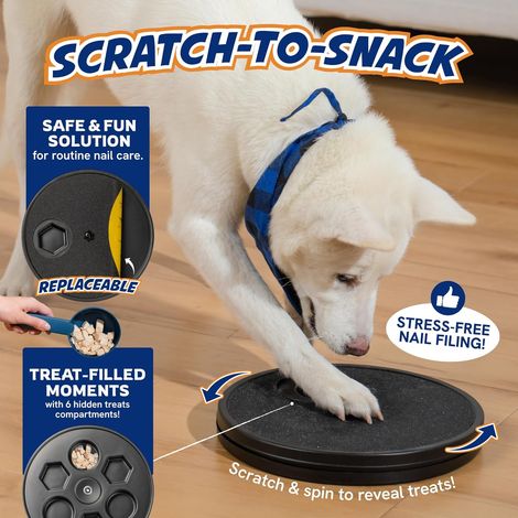 Planche à limer les ongles pour l'entretien des griffes canines, pour le dressage à domicile et l'usure progressive des griffes.-AquaForge (1/4)