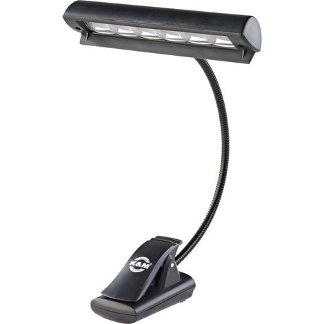 Konig-Meyer K&M 12248 schwarze LED Schreibtischlampe flexibel