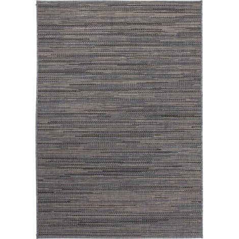 Tapis en Osier à Poils Courts "Bali" Gris 80 x 150 cm (1/4)