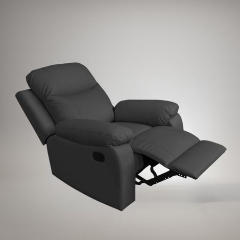 Poltrona reclinabile Chicago Cayenne20 colore grigio grafite (1/4)