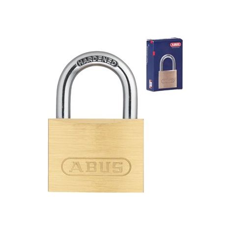 Cadenas en laiton "713/50" 50 mm avec anse Ø 7,5 mm d'épaisseur (2 clés incluses)