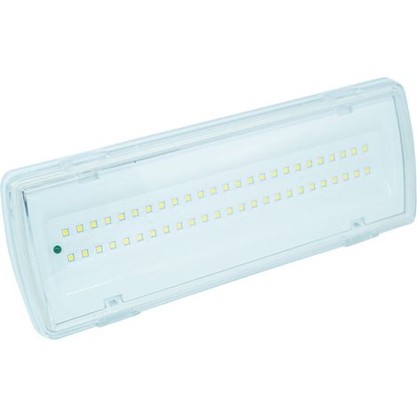 Lampada 4W Plafoniera Emergenza 50 LED Intallazione Fissa Incasso Parete 406LM (1/3)
