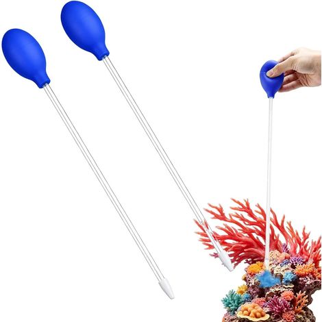 Lot de 2 pipettes d'alimentation d'aquarium de 40 cm pour coraux, tube d'alimentation manuel pour aquarium, accessoires d'aquarium (1/5)